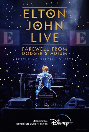 Poster for Elton John Live: Farewell From Dodger Stadium